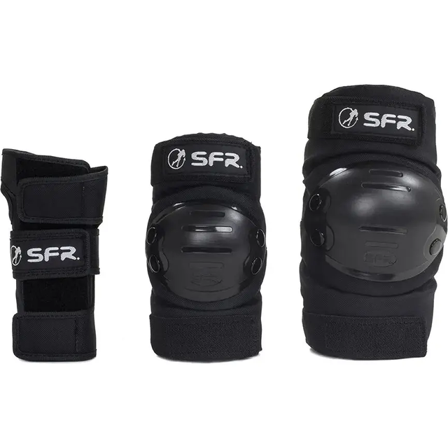SFR Youth Ramp Triple Pad Set - Black