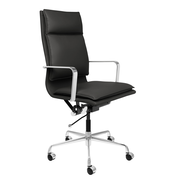 Lexi II Tall Back Padded Chair (Black)