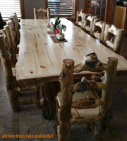Aspen Lodge Extra Gnarly Log Dining Table