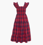 The Ellie Nap Dress - Cherry Tartan