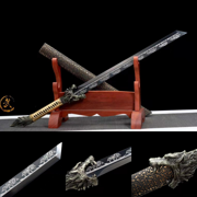 The Urufubodo Handmade Ninjato Manganese Steel