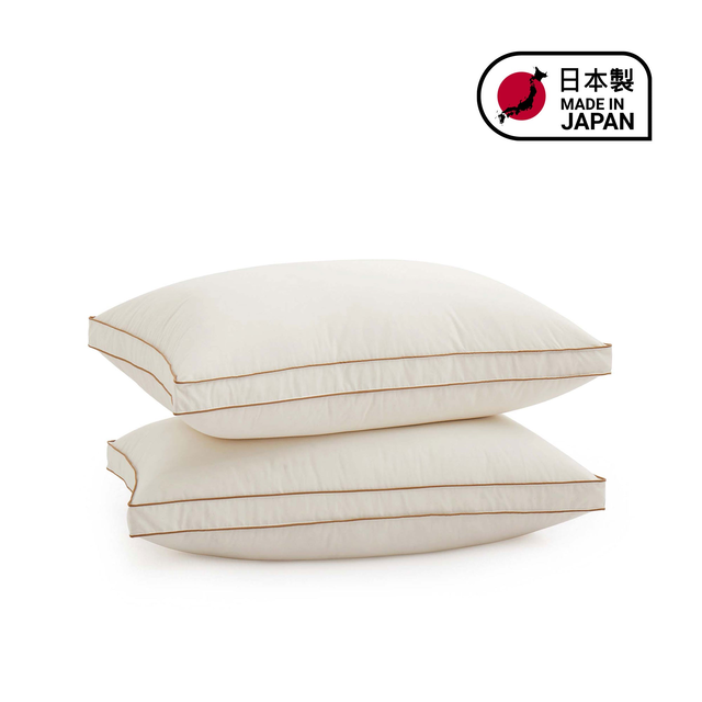 Japanese-Made Organic Cotton Down Feather Pillows