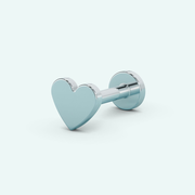 Heart Flat Back Earring