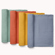 Muslin Swaddle Blankets- 4 pack
