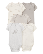 Baby 5-Pack Short-Sleeve Bodysuits