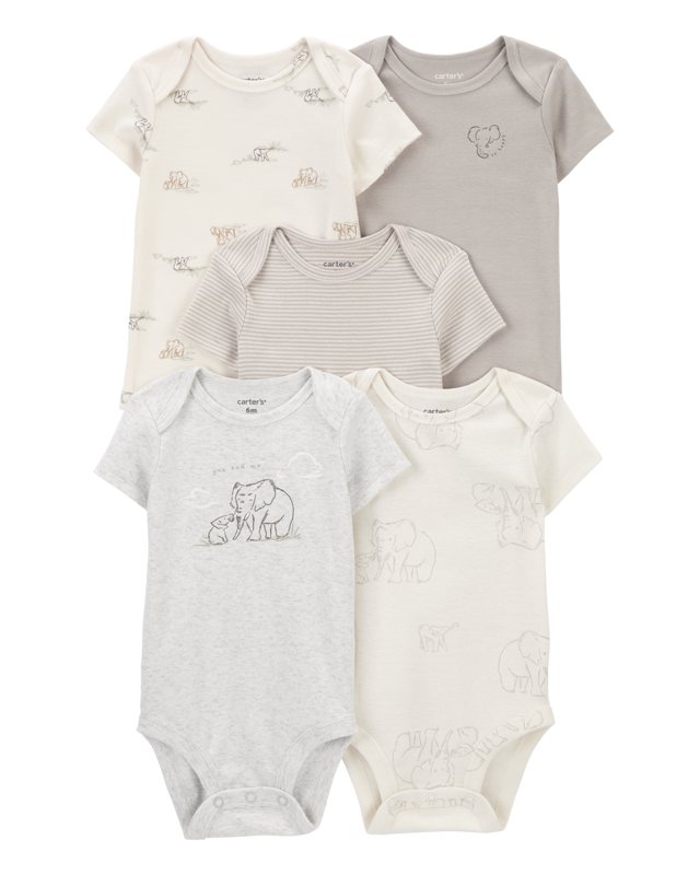 Baby 5-Pack Short-Sleeve Bodysuits
