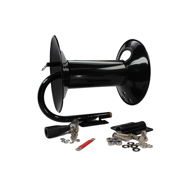 3/8" x 100' 4000 PSI Pressure Washer Steel Hose Reel