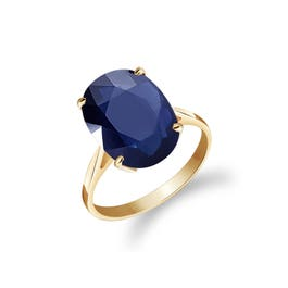 Sapphire Lucia Signature Ring in 9ct Gold