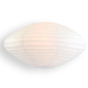 16" White Saturn Paper Lantern