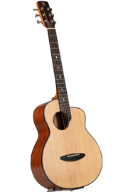 Music Travel Love Collaboration Series - MTL Clint (Sitka Spruce / Mahogany) Travel Size Guitar