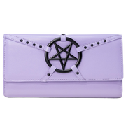 Pentagram Harness Purple Clutch Wallet