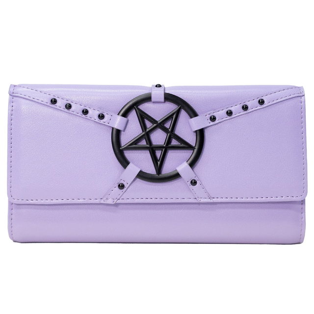 Pentagram Harness Purple Clutch Wallet