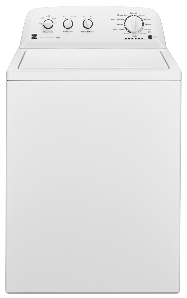 Kenmore 20362 3.8 cu. ft. Top-Load Washer w/Stainless Steel Basket - White