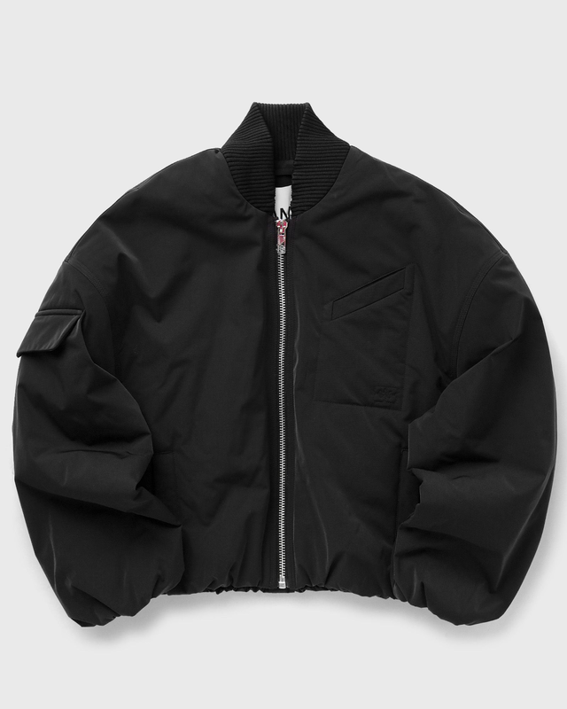 Light Twill Oversized Short Bomber Jacket