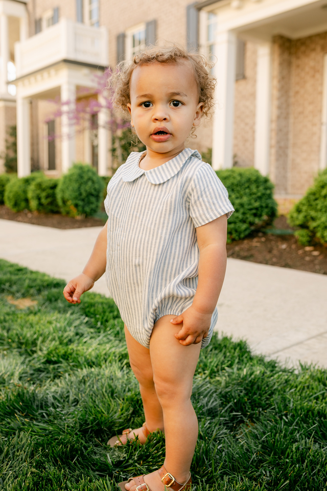 Nolan Bubble - Ocean Stripe Linen