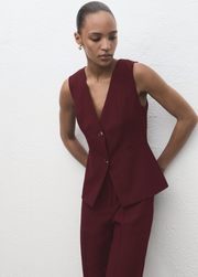 Long suit-style jumpsuit - Women | MANGO Ireland