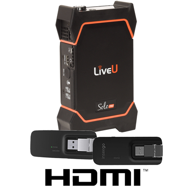 LiveU Solo PRO HDMI with Solo Connect 2 Modem Bundle