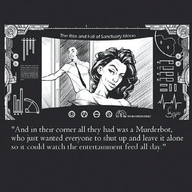 Sanctuary Moon Murderbot T-shirt