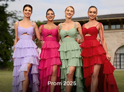 A-line V-Neck Tea-Length Chiffon Cocktail Dress With Pleated (016286365)