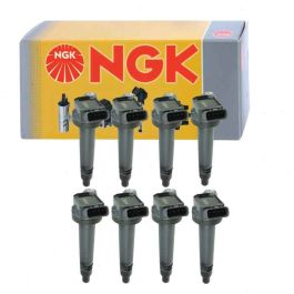 8 pc NGK Ignition Coils for 2007-2017 Lexus LS460 4.6L V8