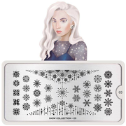 Snow 03 ✦ Nail Stamping Plate