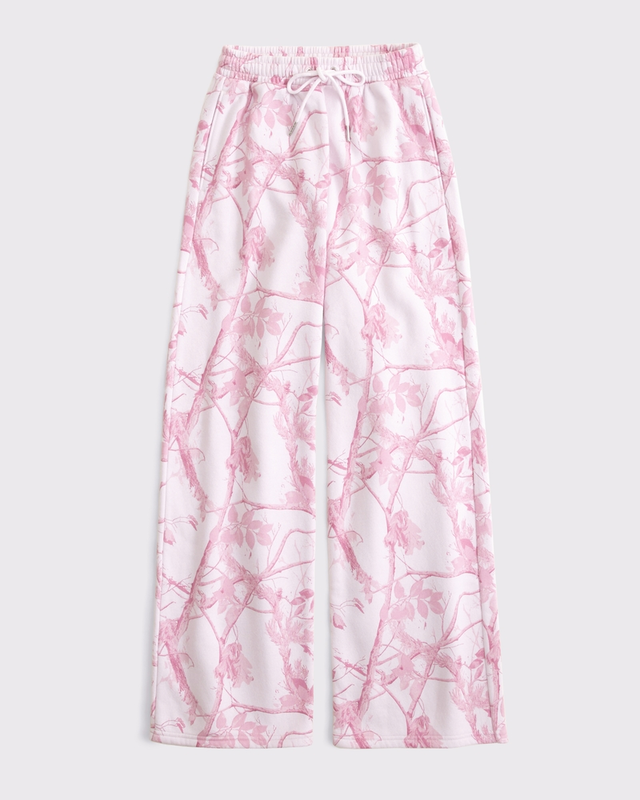 High Rise Sunday Wide Leg Sweatpant