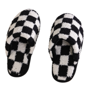 Local Beach Checker Cozy Slippers