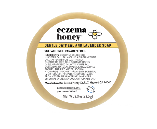 Eczema Honey Gentle Oatmeal and Lavender Soap