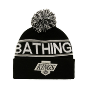 LA Kings Mitchell & Ness Black BAPE Cuffed Knit Beanie