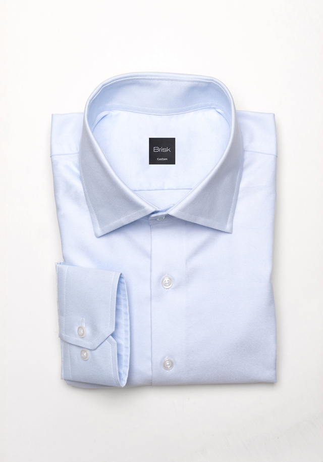 Ice Blue Pinpoint Shirt