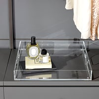 The Container Store Luxe Acrylic Square Tray
