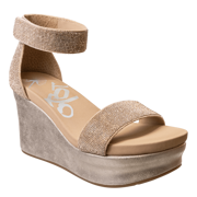 STATUS in ROSE GOLD Wedge Sandals