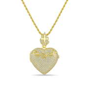 Custom Heart Locket Photo Pendant