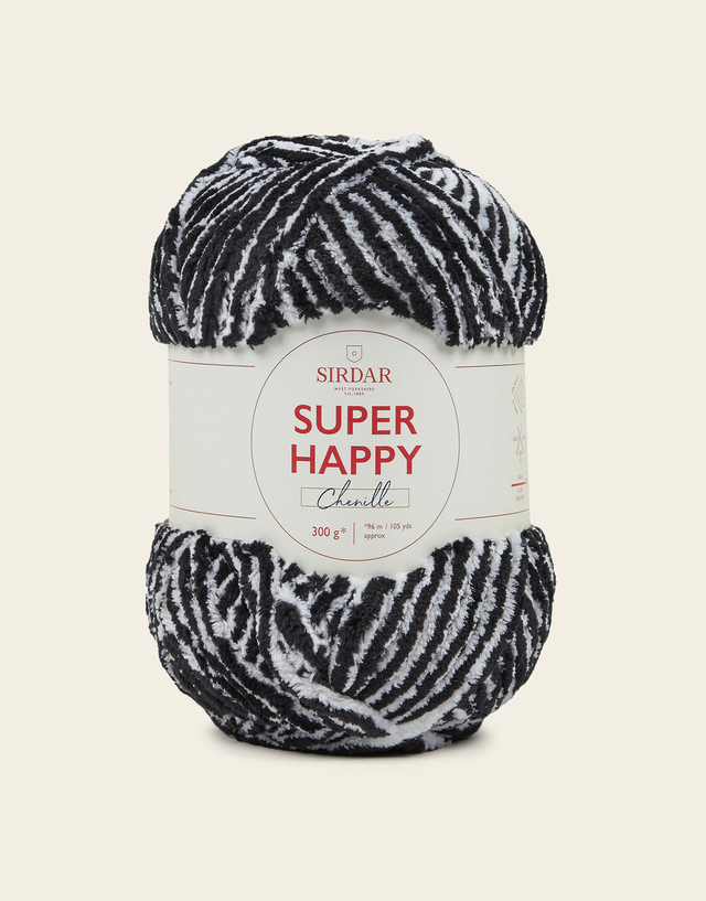 SIRDAR SUPER HAPPY CHENILLE, 300G