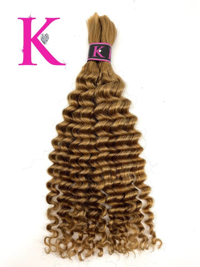 Raw Italian Curly Braiding Bulk Hair Color #27