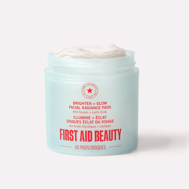 Brighten + Glow Facial Radiance Pads with Glycolic + Lactic Acids