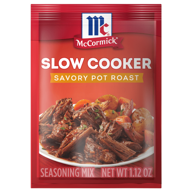 McCormick® Slow Cooker Savory Pot Roast Seasoning Mix, 1.3 oz (6-Pack)