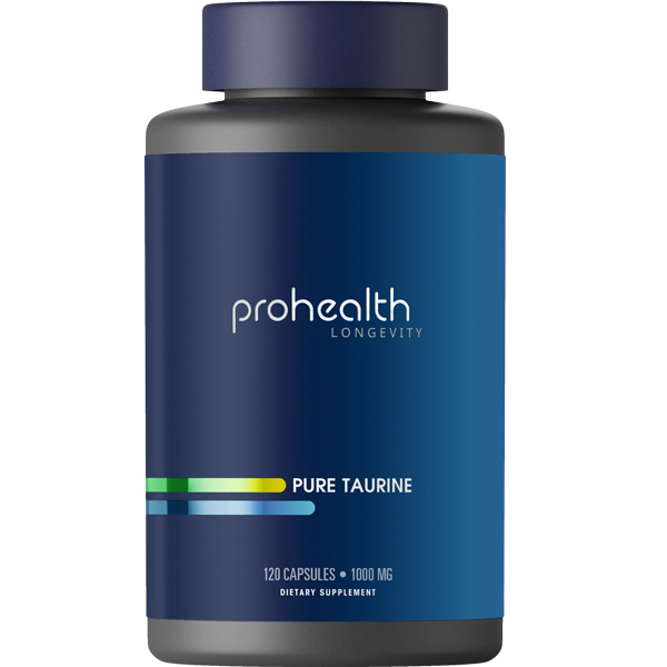 Pure Taurine - 1000 mg, 120 capsules