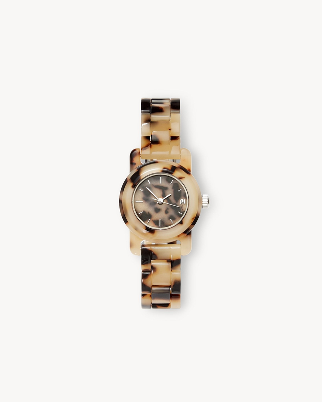 Mini Mono Watch in Blonde Tortoise
