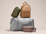 Indi Diaper Backpack in Onyx, Small