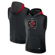 Men's Chicago White Sox Nike Black/Red 2025 City Connect Authentic Collection Performance Sleeveless Pullover Hoodie
