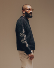 Toro Knitted Jumper - Washed Black