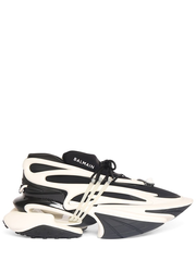 Unicorn neoprene & leather sneakers - Balmain - Men  | Luisaviaroma