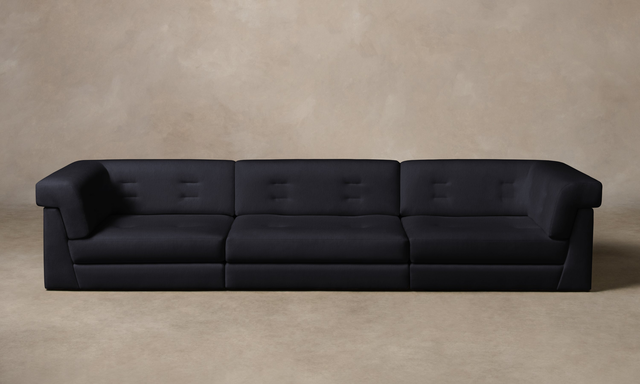 The Forma Modular Sofa - Marled Alpaca Velvet Nightfall