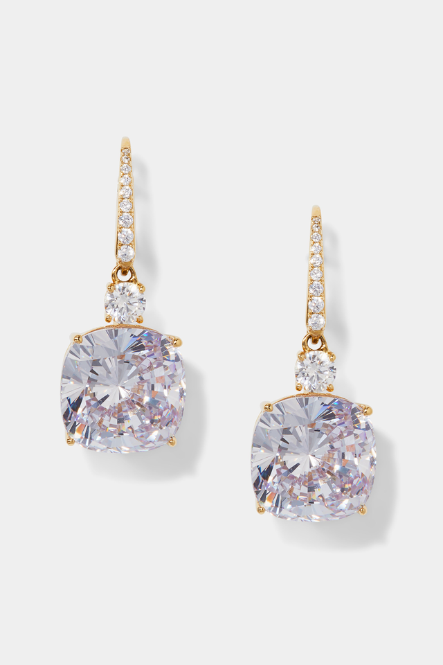 MACARON CZ DROP EARRINGS