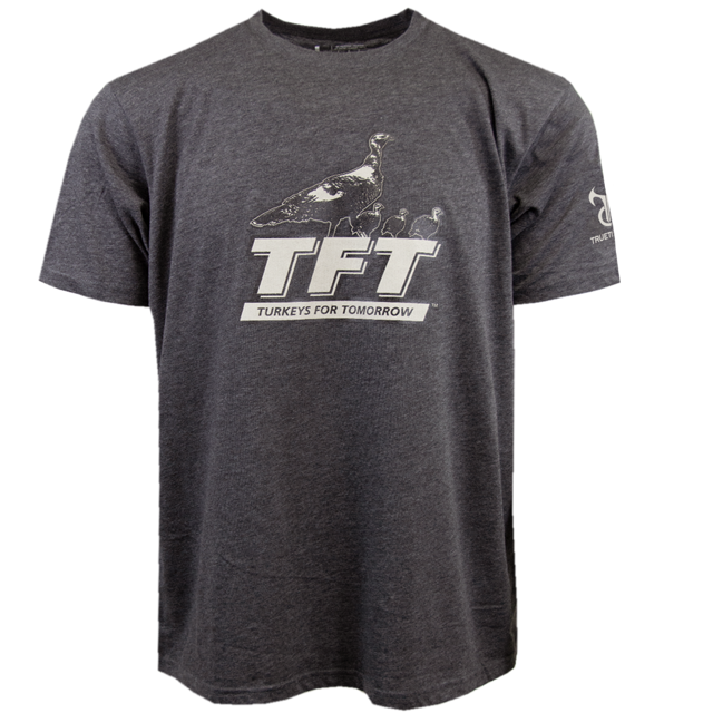 Turkeys for Tomorrow Tee - Charcoal Heather