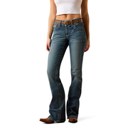 R.E.A.L. Mid Rise Stretch Whipstitch Boot Cut Jean