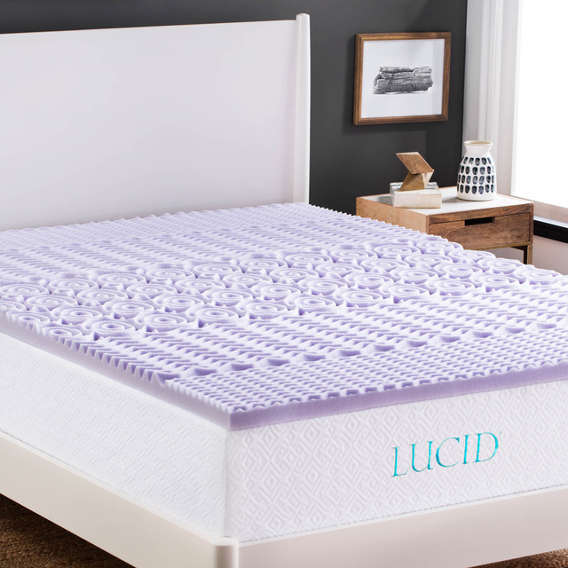 2 Inch 5 Zone Lavender Mattress Topper