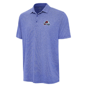 Men's Colorado Avalanche  Antigua Heather Royal Scheme Polo