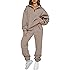 AUTOMET Womens 2 Piece Outfits Long Sleeve Sweatsuits Sets Half Zip Sweatshirts with Joggers Sweatpants